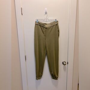 lululemon Size 10 Softstreme Relaxed High-Rise Pant Bronze Green